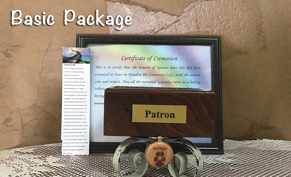 Paws In Paradise Pet Crematory Cremation Packages Paws In Paradise Pet Crematory